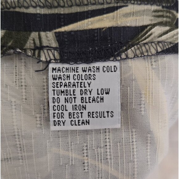 Tommy Bahama 100% Silk Pineapple & Palm Short Sleeve Shirt Men's Large Blue - Picture 6 of 9